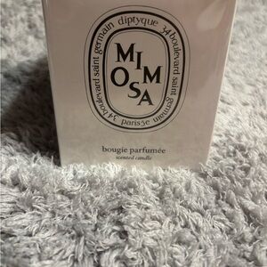 Diptyque Mimosa Scented Candle - White